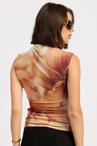 Desert Sunset Mesh Top