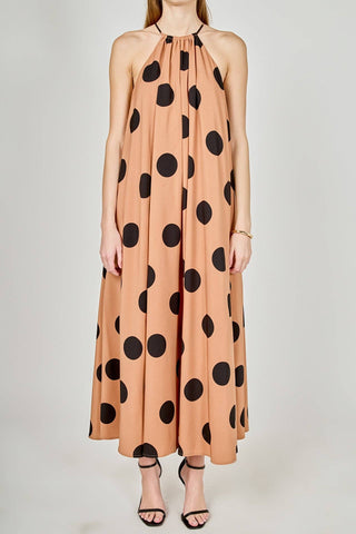 The Amélie Dot Halter Maxi