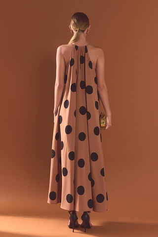 The Amélie Dot Halter Maxi