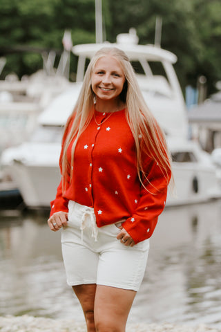 Star Spangled Sweetheart Cardigan
