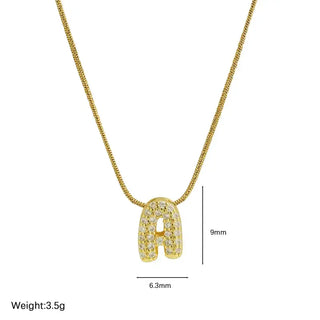 The Dainty Initial Spark Necklace