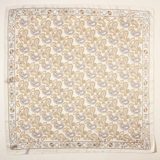 Champagne Paisley Bandana