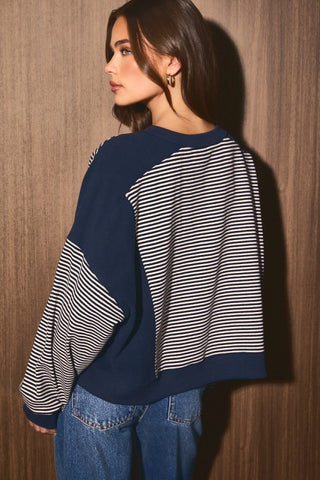 Navy Stripe Muse