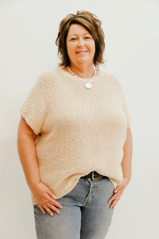 The Sandbar Knit Top