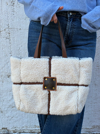 The Alpine Sherpa LV Tote