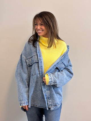 The Honey Kiss Crop Turtleneck