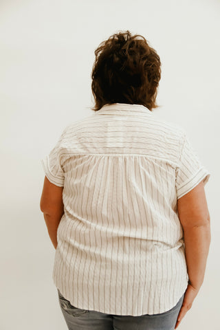 Seaside Stripe Button-Up