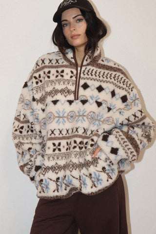Aspen Fair Isle Sherpa