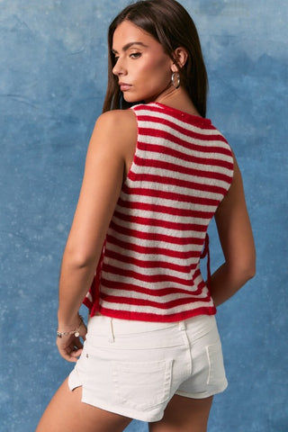 Americana Coast Sweater Tank
