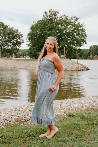 Bluebell Breeze Midi Dress