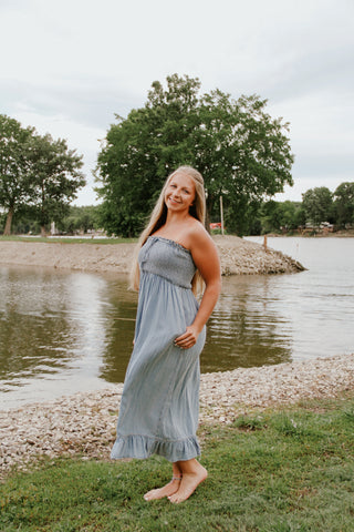 Bluebell Breeze Midi Dress