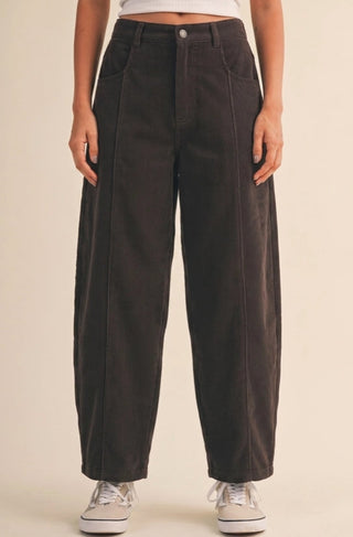 Corduroy Barrel Pants