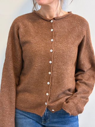 Brown Piper Cardigan