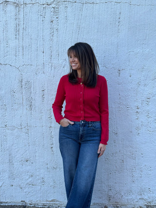 Kiss Me Pointelle Cardigan