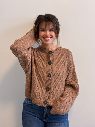 The Hearthline Cable Sweater Jacket