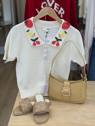 In the Garden Crochet Sweater