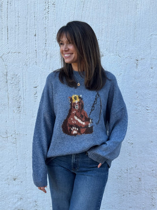The Bearly Fishing Sweater