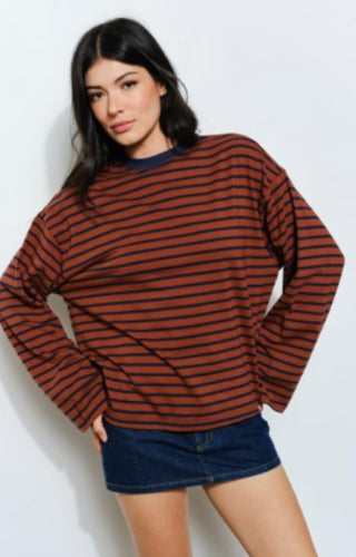 The Rust Ridge Striped Long Sleeve