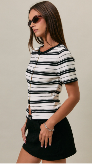 Retro Striped Top