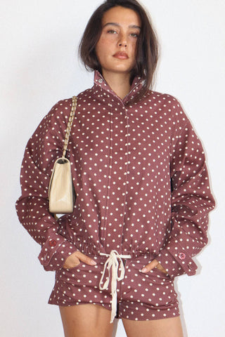 Berry Dot Windbreaker