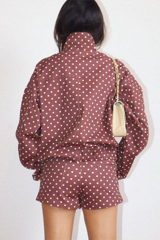 Berry Dot Windbreaker