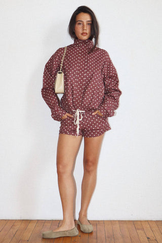 Berry Dot Windbreaker