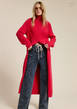 The Cozy Statement Slit Tunic