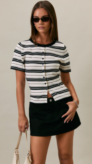 Retro Striped Top