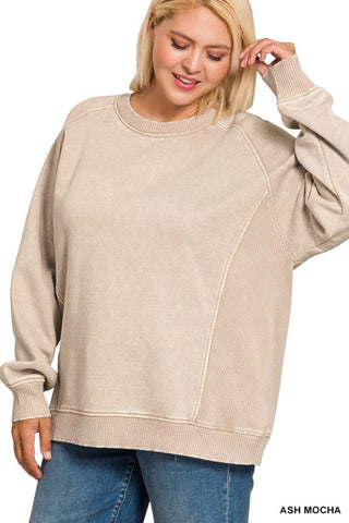 The Cloudline Ribbed Fleece Pullover