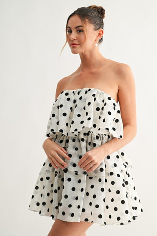 The Darling Dot Ruffle Dress