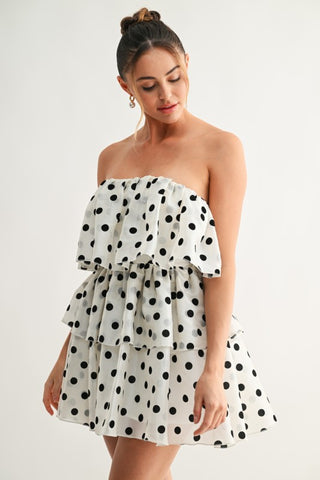 The Darling Dot Ruffle Dress