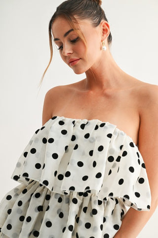 The Darling Dot Ruffle Dress