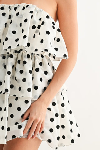 The Darling Dot Ruffle Dress