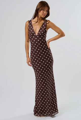 Espresso Kiss Maxi Dress