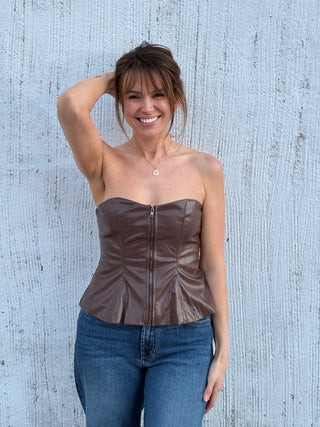The Sweetheart Zip Peplum