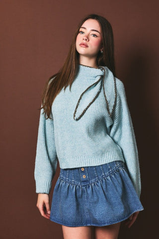 Mint Meadow Sweater