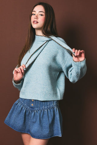 Mint Meadow Sweater