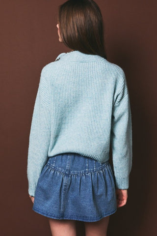 Mint Meadow Sweater