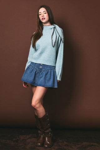 Mint Meadow Sweater