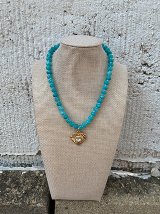Santorini Heart Necklace