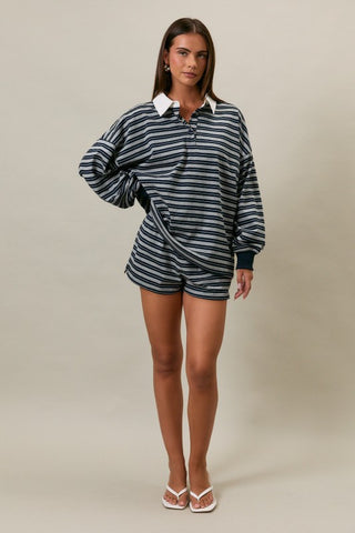 Varsity Stripe Pullover