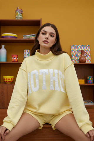 Sunshine “MOTHER” Mock Neck Pullover