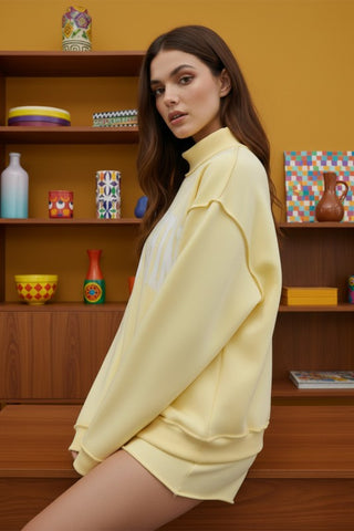 Sunshine “MOTHER” Mock Neck Pullover