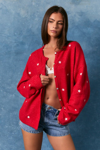 Star Spangled Sweetheart Cardigan