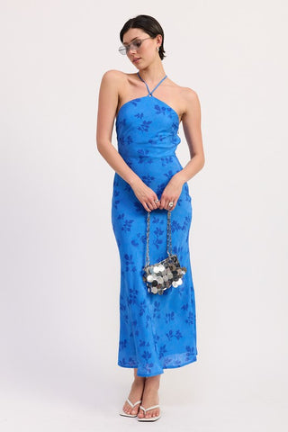 Azure Floral Elegance