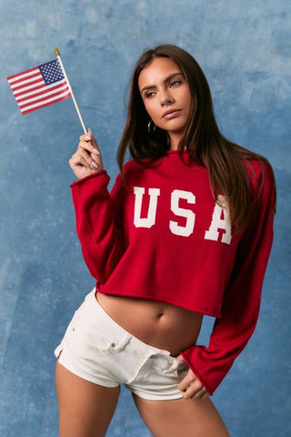 USA Knit Sweater