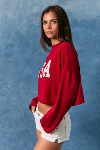 USA Knit Sweater