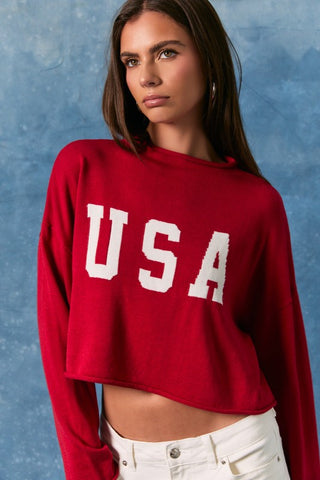 USA Knit Sweater