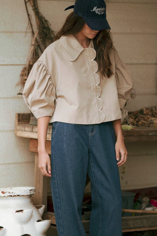 The Marlowe Scallop Jacket