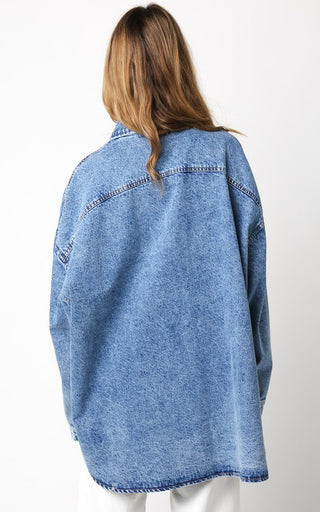 The Finley Oversized Denim Shirt